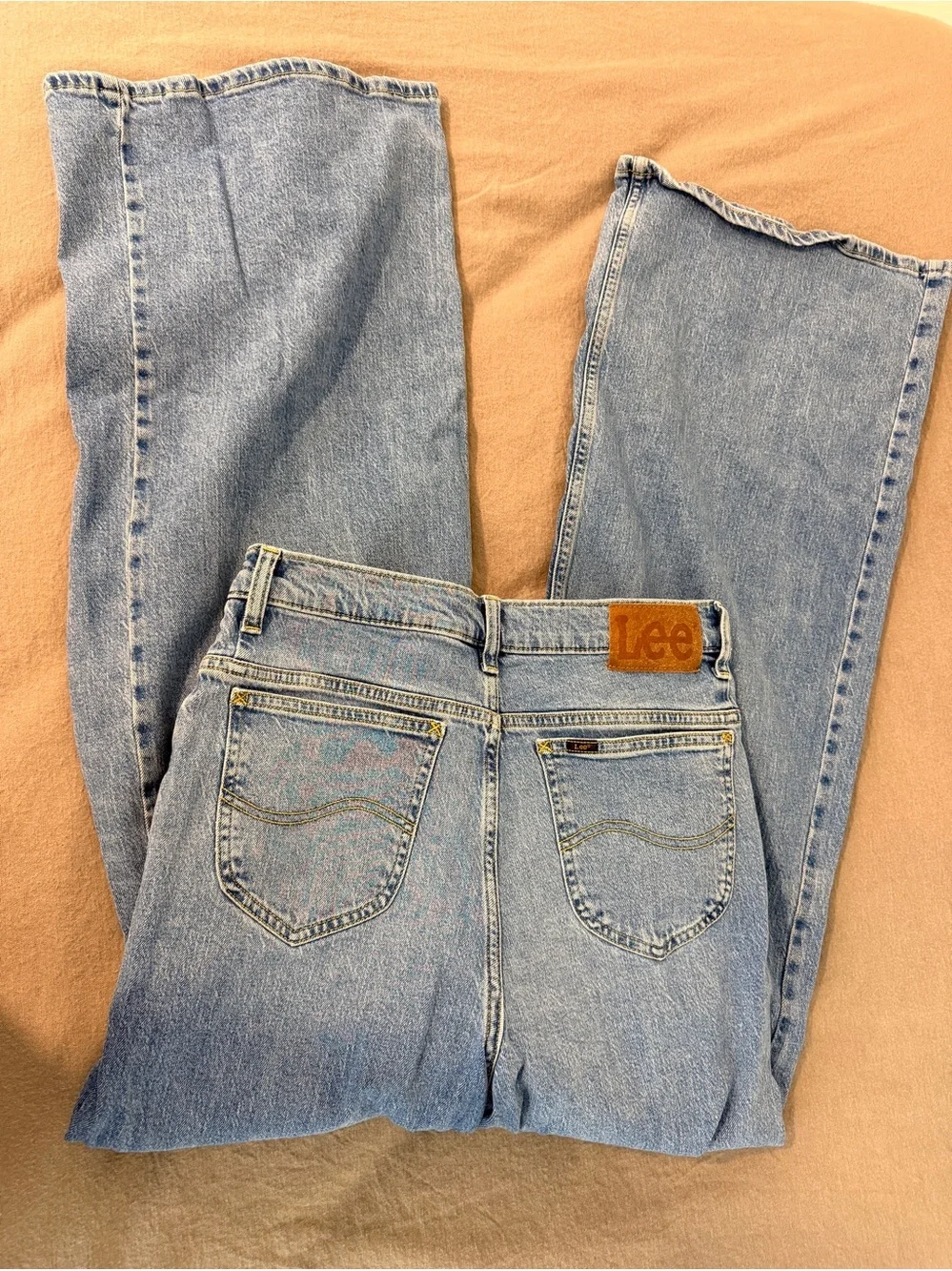 Lee Stella A-Line Flare / Wide Leg medium light wash 29x33
